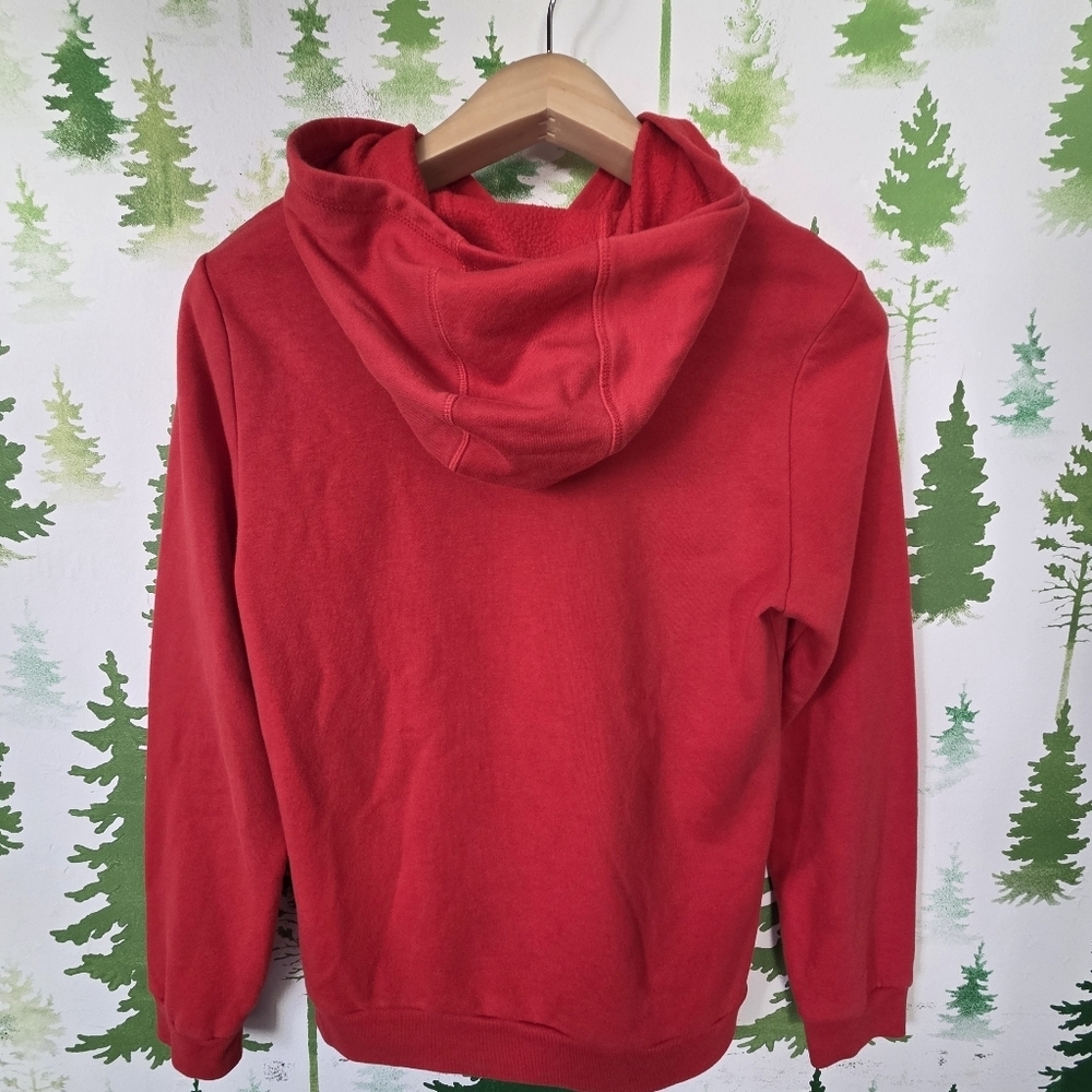 Adidas Youth Red Hoodie Sweater - Picture 2 of 5